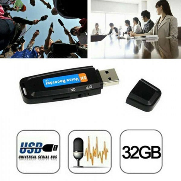USB Voice Audio Recorder Stick mit MicroSD Slot
