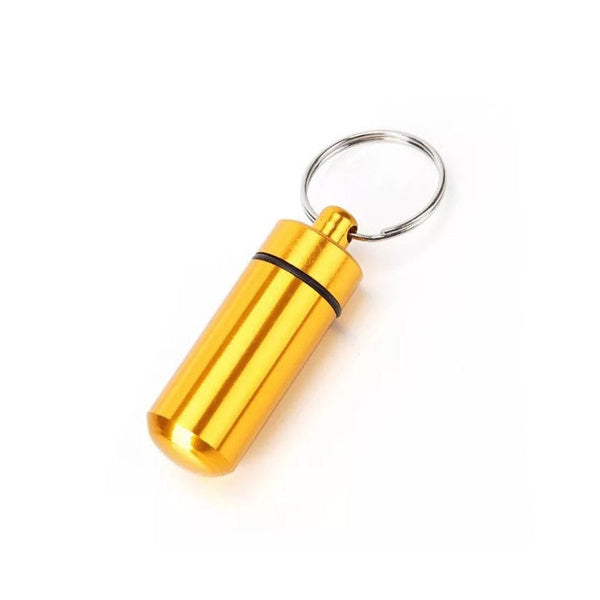 Schlüsselanhänger Tragbare Mini Pillendose