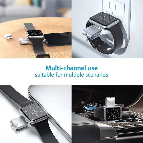 2-in-1-USB-Magnetladegerät für Apple Watch Series 8/7/6/SE/5/4/3/2