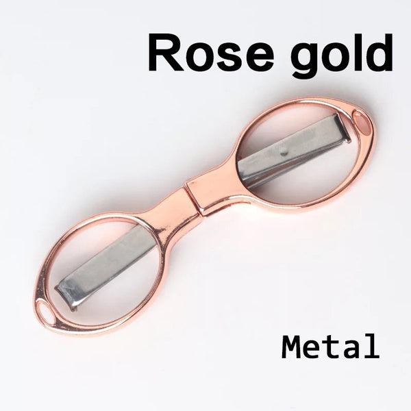 Faltbare klappscherre in Rose Gold