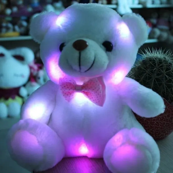 Leuchtender LED Teddybär 15cm Hoch