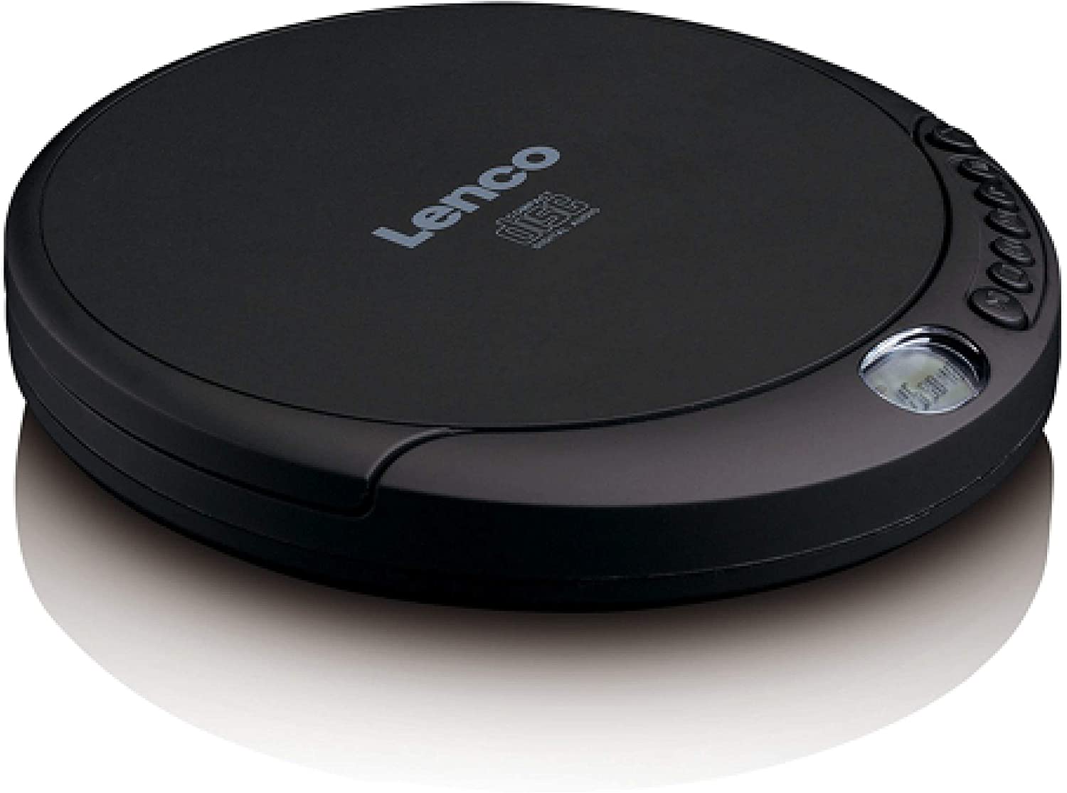 Lenco CD-010 - Tragbarer CD-Player Walkman - Mit Kopfhörern, MicroUSB Ladekabel
