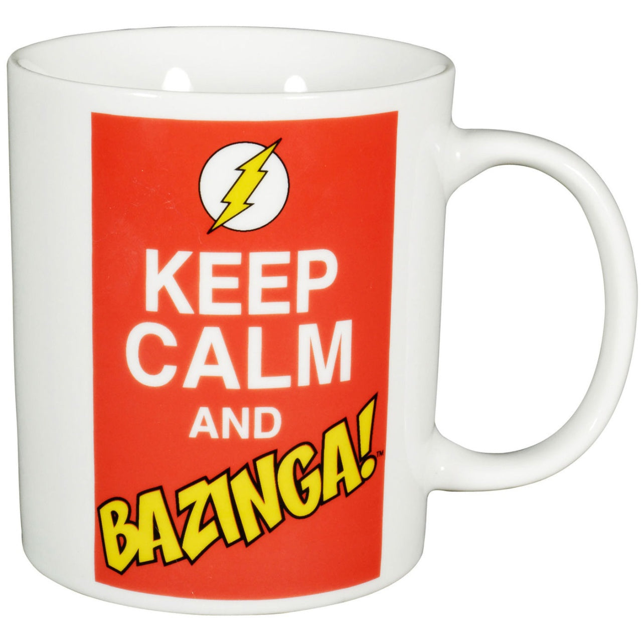 The Big Bang Theory - Kaffeetasse 'Keep Calm and Bazinga' Porzellan, 320ml | #Elektroniktrade.ch#