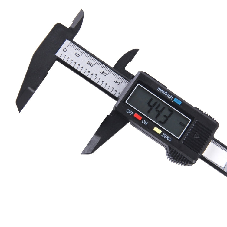 LCD Digital Messschieber / Mikrometer, Messbereich: 150 mm (schwarz)
