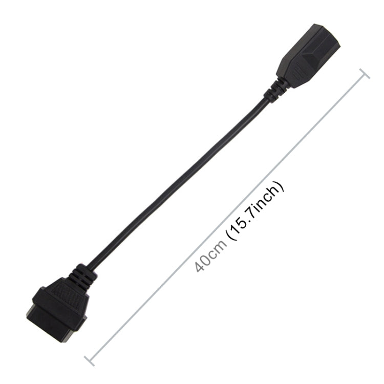 Auto 3-poliges bis 16-poliges OBD-Kabel für Honda, Kabellänge: 40 cm