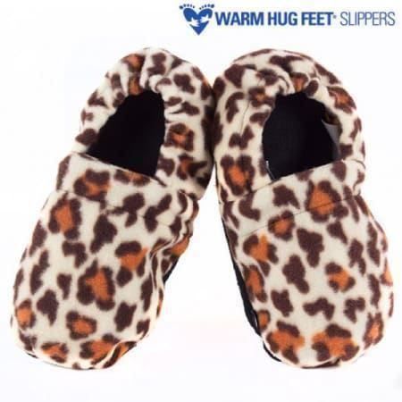 Warm Hug Feet Mikrowellen Hausschuhe Leopard | #Elektroniktrade.ch#
