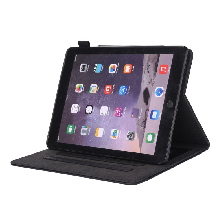 Für iPad 10,2 Zoll Business Style Horizontal Flip Ledertasche mit Halter & Kartensteckplatz & Fotorahmen & Brieftasche