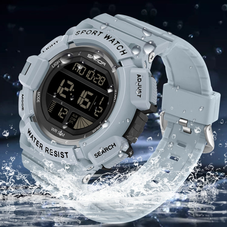 Sanda 2106 Sport Armbanduhr mit LED Digitalanzeige