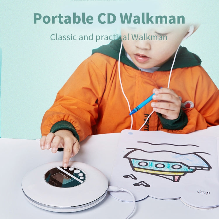 Tragbarer Walkman-CD-Player in Weiss oder Schwarz