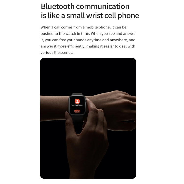 Watch 8 Max 1,85 Zoll Wireless Charging Bluetooth Call NFC Smartwatch (Rosa)