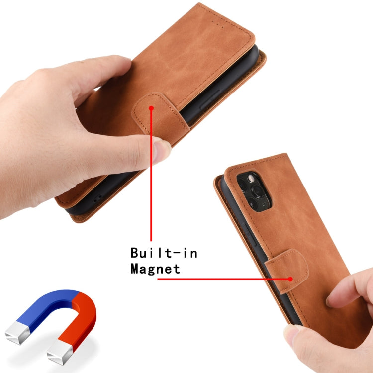 Für Ulefone Note 9P Vollfarbiges Hautgefühl Magnetische Schnalle Horizontale Flip-Kalb-Textur PU-Ledertasche mit Halter & Kartenfächern & Brieftasche (Braun) | #Elektroniktrade.ch#