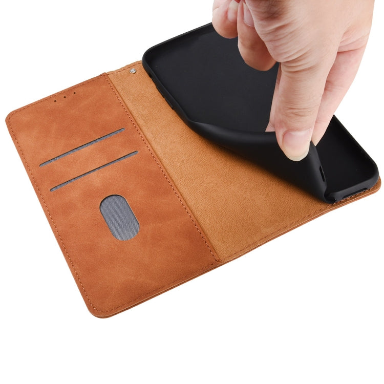 Für Ulefone Note 9P Vollfarbiges Hautgefühl Magnetische Schnalle Horizontale Flip-Kalb-Textur PU-Ledertasche mit Halter & Kartenfächern & Brieftasche (Braun) | #Elektroniktrade.ch#