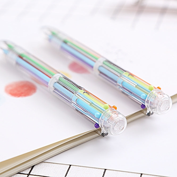 6 Farben Kugelschreiber Push-Action-Stift Schulbürobedarf, zufällige Farblieferung | #Elektroniktrade.ch#