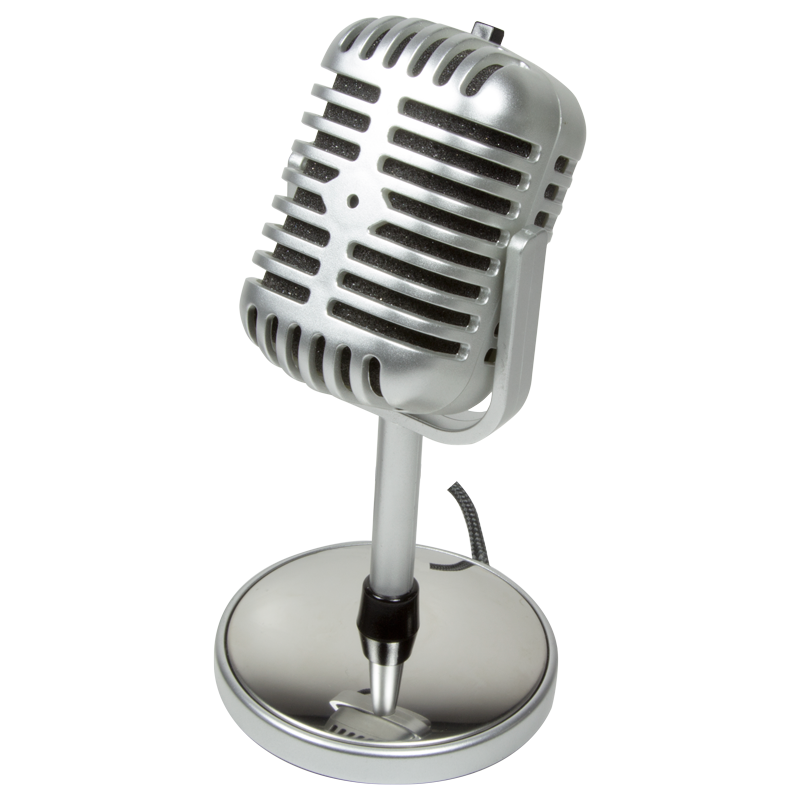 Mikrofon im Retro Style 3,5mm Klinke Desktop Mikrofon | #Elektroniktrade.ch#