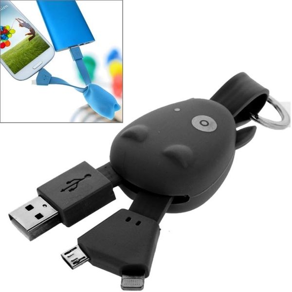 2 in 1 Little Monster 8 Pin & Micro USB (RP) | #Elektroniktrade.ch#