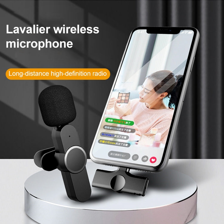 8-Pin-Schnittstelle Live-Broadcast-WLAN-Lavalier-Mikrofon für iPhones | #Elektroniktrade.ch#