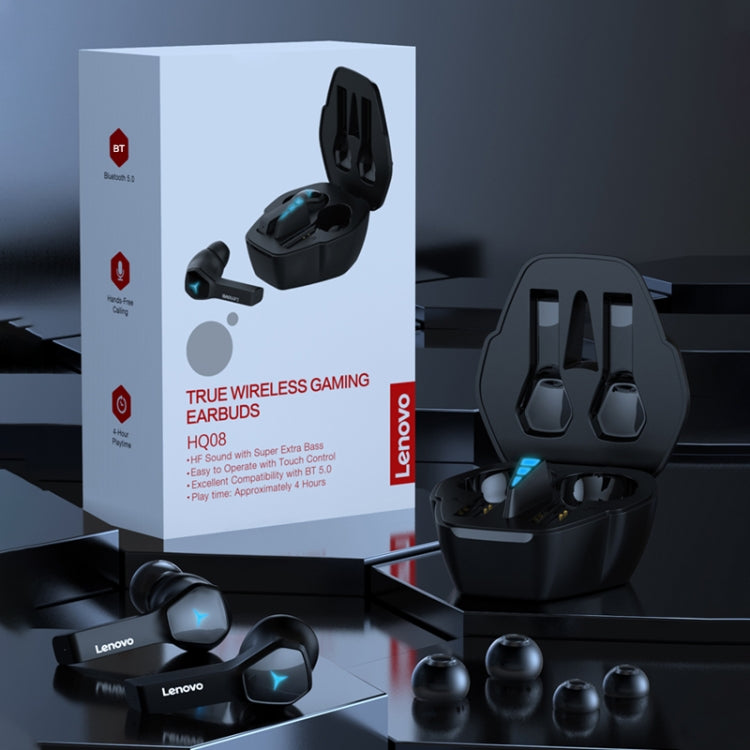 Lenovo HQ08 Intelligente Geräuschminderung Touch Gaming Bluetooth-Kopfhörer mit Ladebox