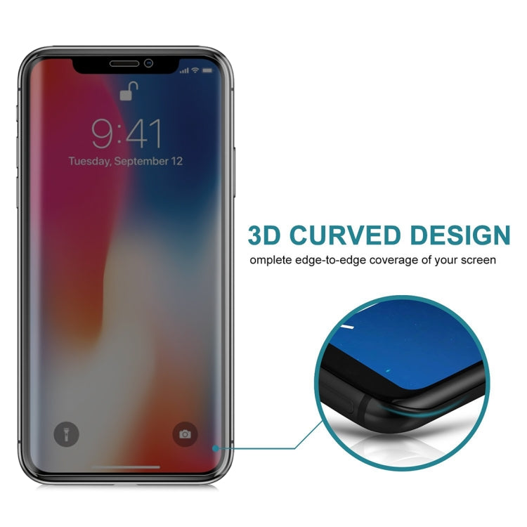 iPhone X 0,3 mm 9H Oberflächenhärte 3D-Datenschutz | #Elektroniktrade.ch#