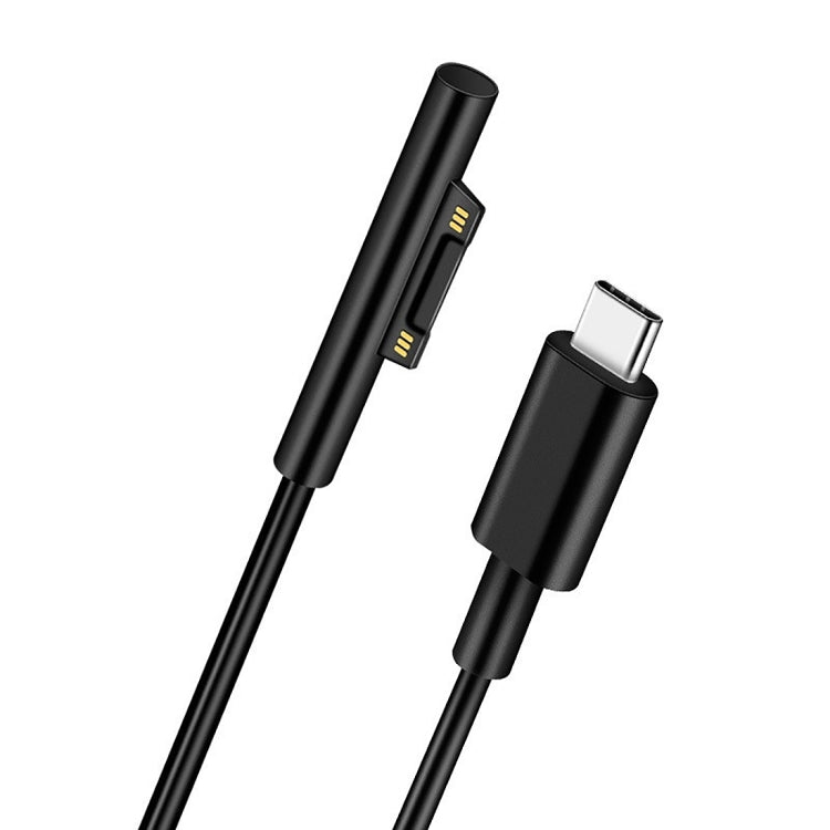 USB-C / Typ C-Stecker-Netzteil-Ladekabel für Microsoft Surface Pro 7/6/5/4/3 / Microsoft Surface Go