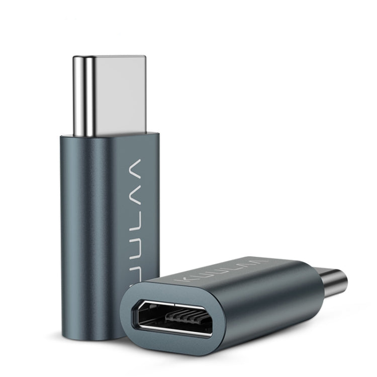KUULAA Micro USB zu Typ C / USB-C Adapter (Marineblau) | #Elektroniktrade.ch#