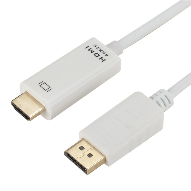 4K x 2K DP (Displayport ) zu HDMI Konverter Kabel, Kabellänge: 1,8 m (weiß)