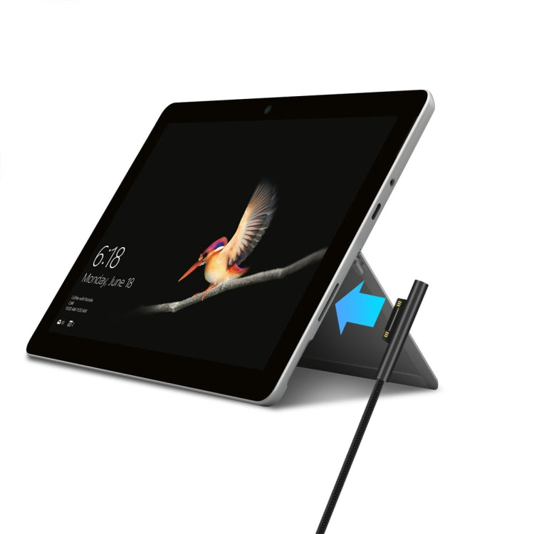 USB-C / Typ C bis 6-poliges Nylon-Steckerkabel für Microsoft Surface Pro 3/4/5/6 Laptop-Adapter, Kabellänge: 1,5 m