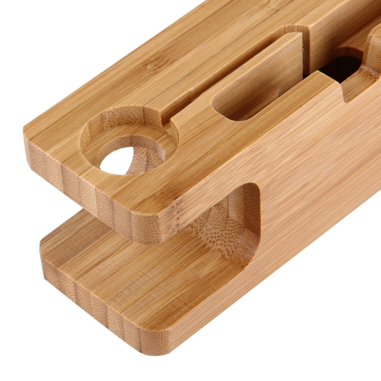 Bambus Holz Ladegerät Halter für Apple Watch 38mm & 42mm/iPhone 7&7Plus/6&6Plus/5&5S&5C | #Elektroniktrade.ch#