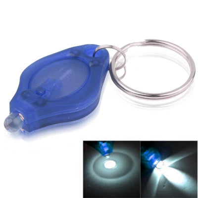 Mini-Schlüsselanhänger LED-Taschenlampe (blau)