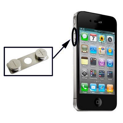 Ersatz Lautstärketaste für iPhone 4 / 4S | #Elektroniktrade.ch#