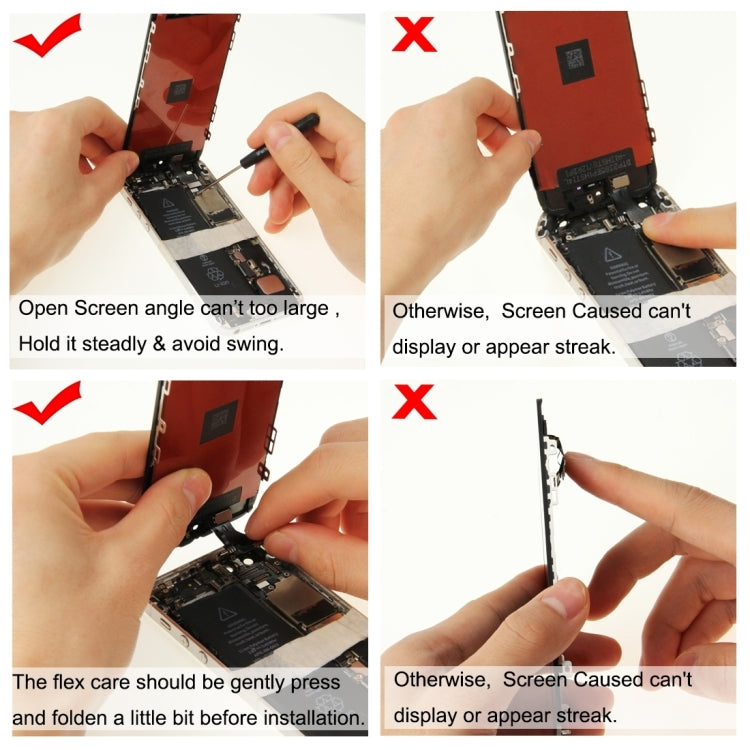 Ersatz LCD-Bildschirm und Digitizer-Vollmontage für iPhone 6 (Schwarz) inkl. Werkzeug