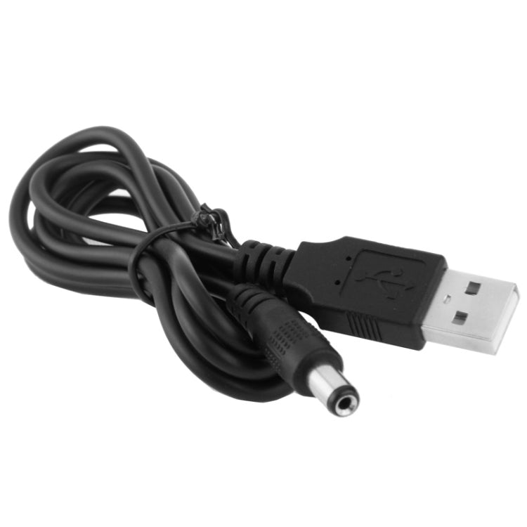 USB-Stecker auf DC 5,5 x 2,1 mm Netzkabel, Länge: 1 m