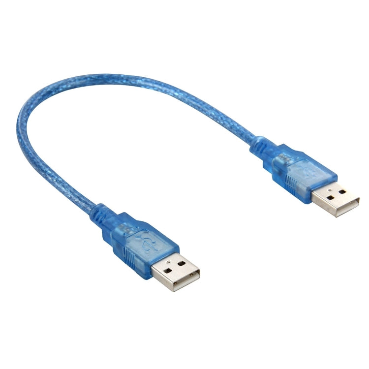 USB 2.0 AM zu AM Kabel, Länge: 30 cm (blau)