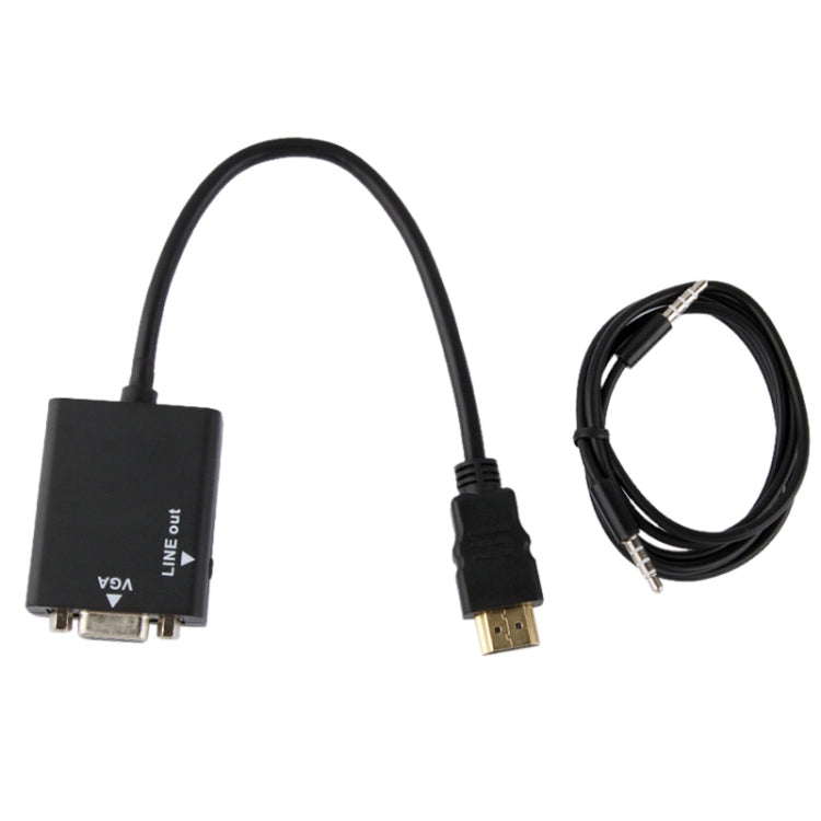 HDMI zu VGA & Audio HD Konvertierungsadapterkabel Dr