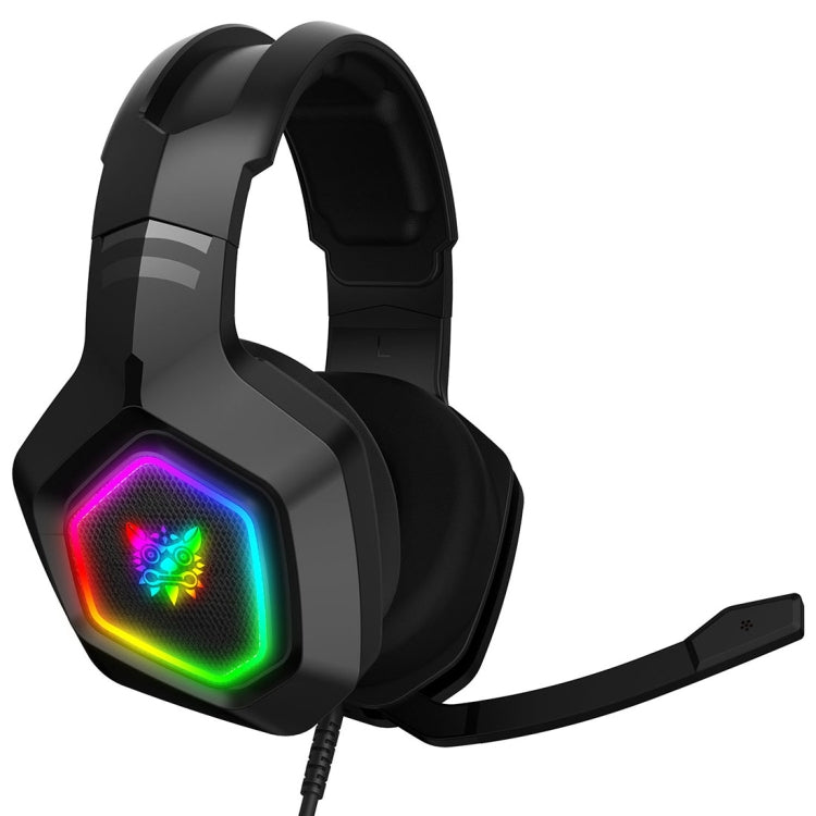 ONIKUMA K10 Computerspiele Kabelgebundenes Headset mit RGB-LED-Licht