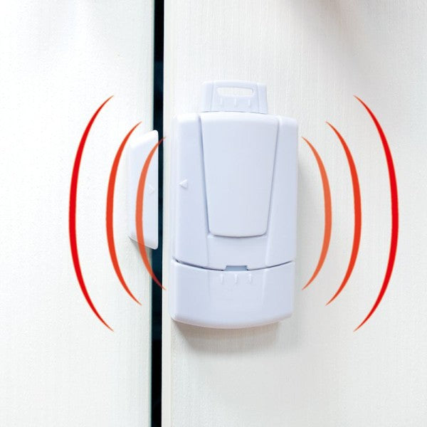 Mini Türalarm und Fensteralarm Alarmlautstärke 115 dB Weiß
