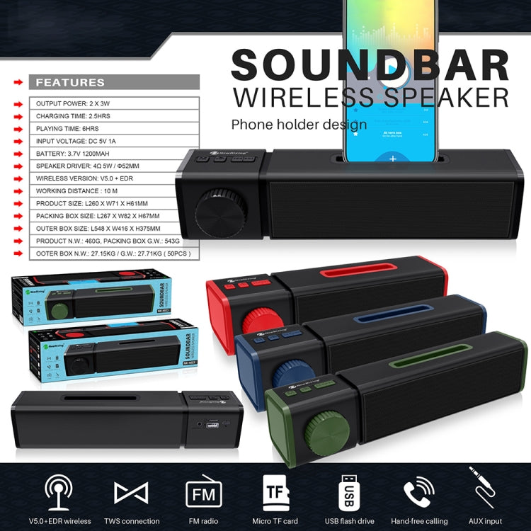 Wireless Stereo Bluetooth-Lautsprecher NR4023 TWS