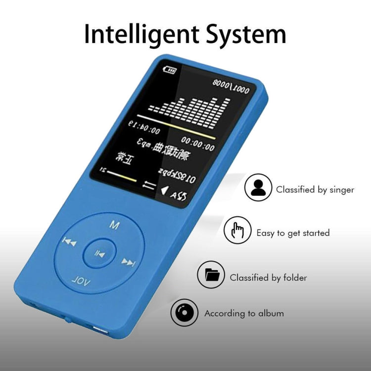 Tragbarer Bluetooth MP3/MP4 Player mit Radio & 8GB Speicherkarte