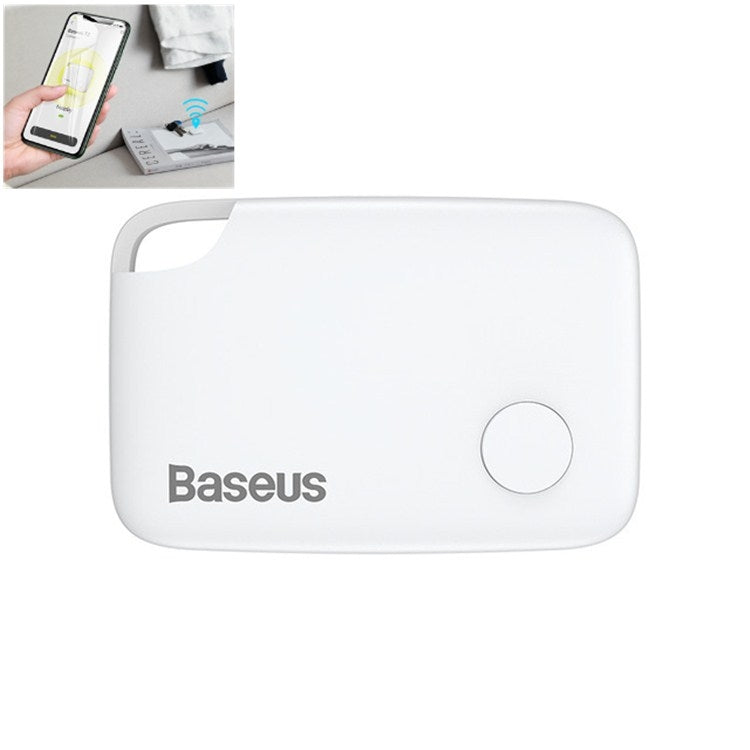 BASEUS ZLFDQT2-02 Smart Bluetooth Gerät gegen Verlust Zwei-Wege-Alarm Gerät gegen Verlust, Stil: T2 Lanyard (Weiß) | #Elektroniktrade.ch#