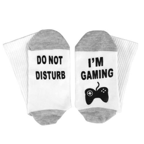 Do Not Disturb – I’m Gaming Socken 1 Paar Weiss | #Elektroniktrade.ch#