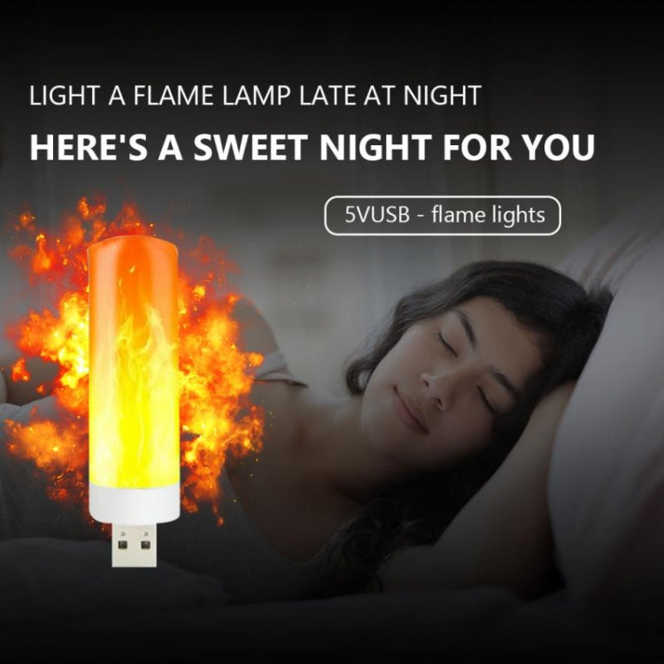 USB Candlelight LED Imitation Flammenlampe