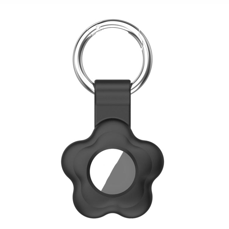 Für Apple Air Tag AT03 Tracker Case Schlüsselanhänger-Abdeckung Schwarz