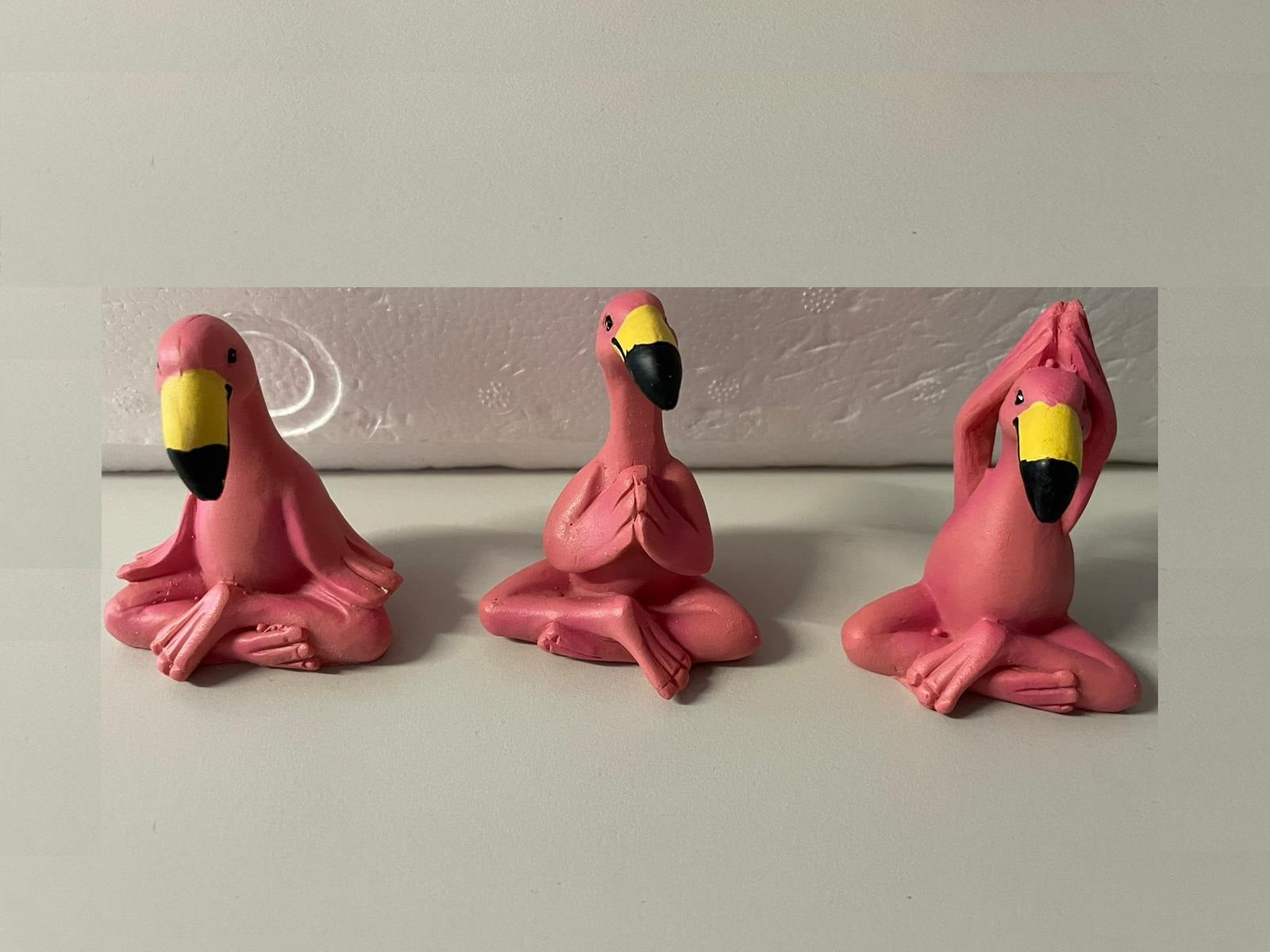 Flamingo Joga 3er Set Dekoration