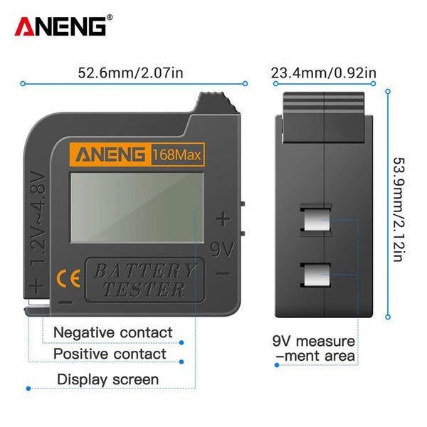 ANENG ANENG 168MAX AA AAA Knopfzelle Batterie Test Gerät Elektroniktrade Switzerland