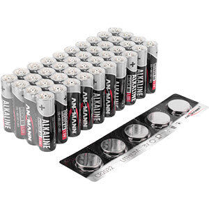 Ansmann Alkaline Batterie, AA (Micro), 40er-Pack Elektroniktrade Switzerland