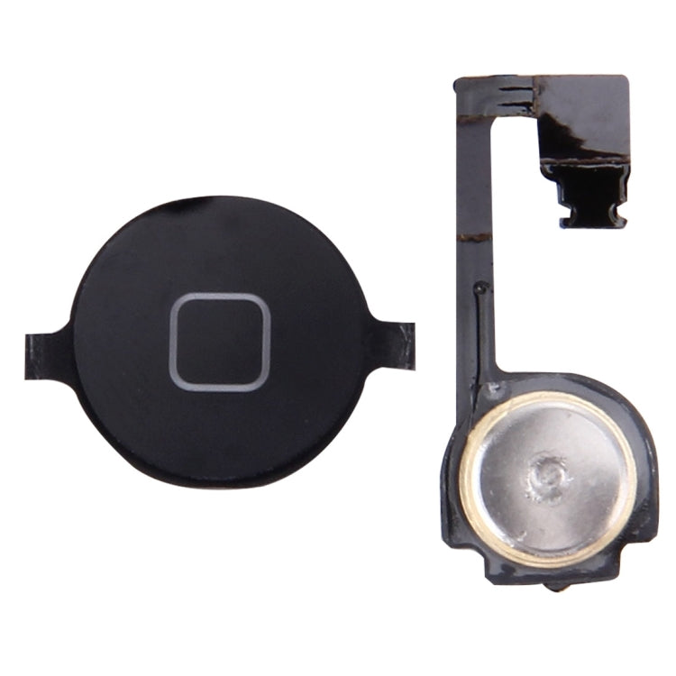 APPLE 2-in-1-Home-Taste mit PCB-Membran-Flexkabel für iPhone 4 (schwarz) Elektroniktrade Switzerland