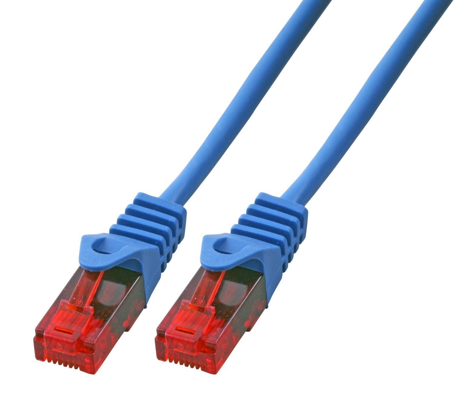 BIGtec 30m Gigabit Ethernet LAN Kabel Netzwerkkabel blau Elektroniktrade Switzerland