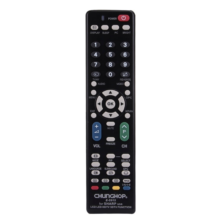 CHUNGHOP Universalfernbedienung für SHARP LED TV / LCD TV / HDTV / 3DTV Elektroniktrade Switzerland