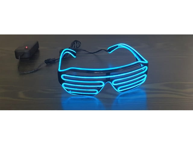 EB LED Disco Party Brille in Lila Elektroniktrade Switzerland
