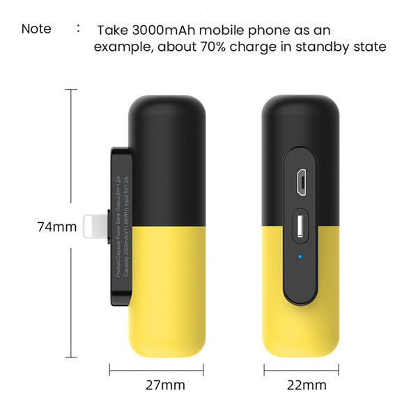 Elektroniktrade 1200mAh Kapsel Mini Powerbank für iPhone Samsung Xiaomi etc... Elektroniktrade Switzerland