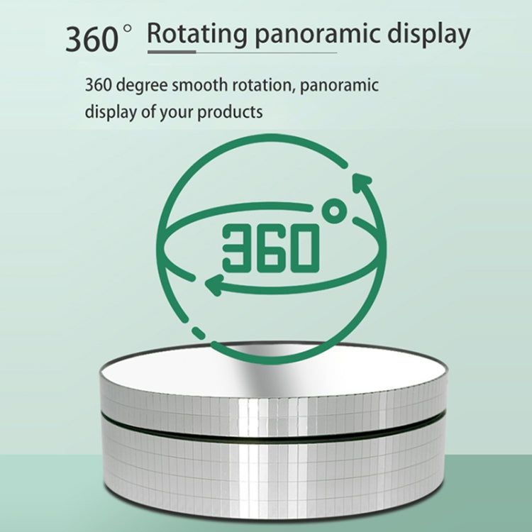 Elektroniktrade 12cm 360 Grad rotierender Drehteller Spiegel elektrischer Display-Stand-Videoaufnahme Requisiten Drehteller elektroniktrade Switzerland